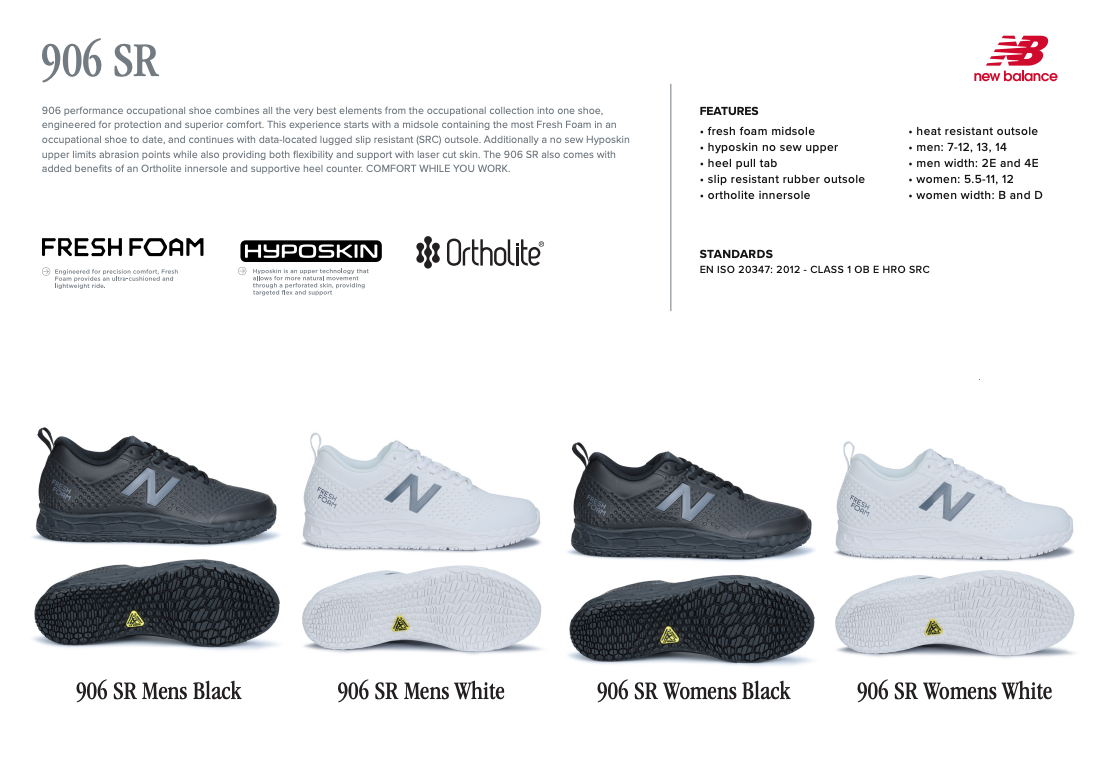 New Balance 906 SR NAISTEN ammattijalkine