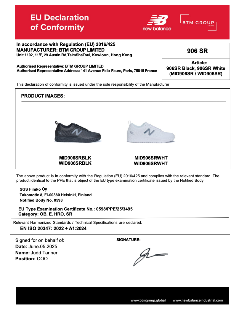 New Balance 906 SR ammattijalkine