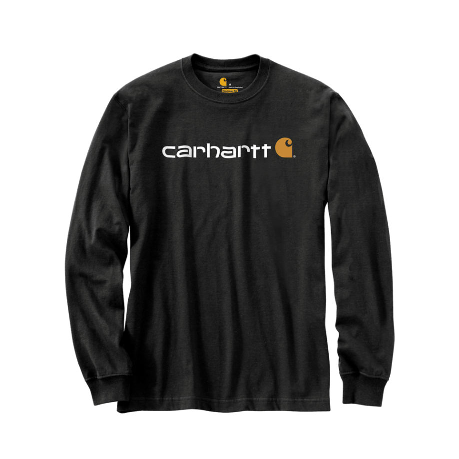 Carhartt Miesten Heavyweight pitkähihainen Logo paita