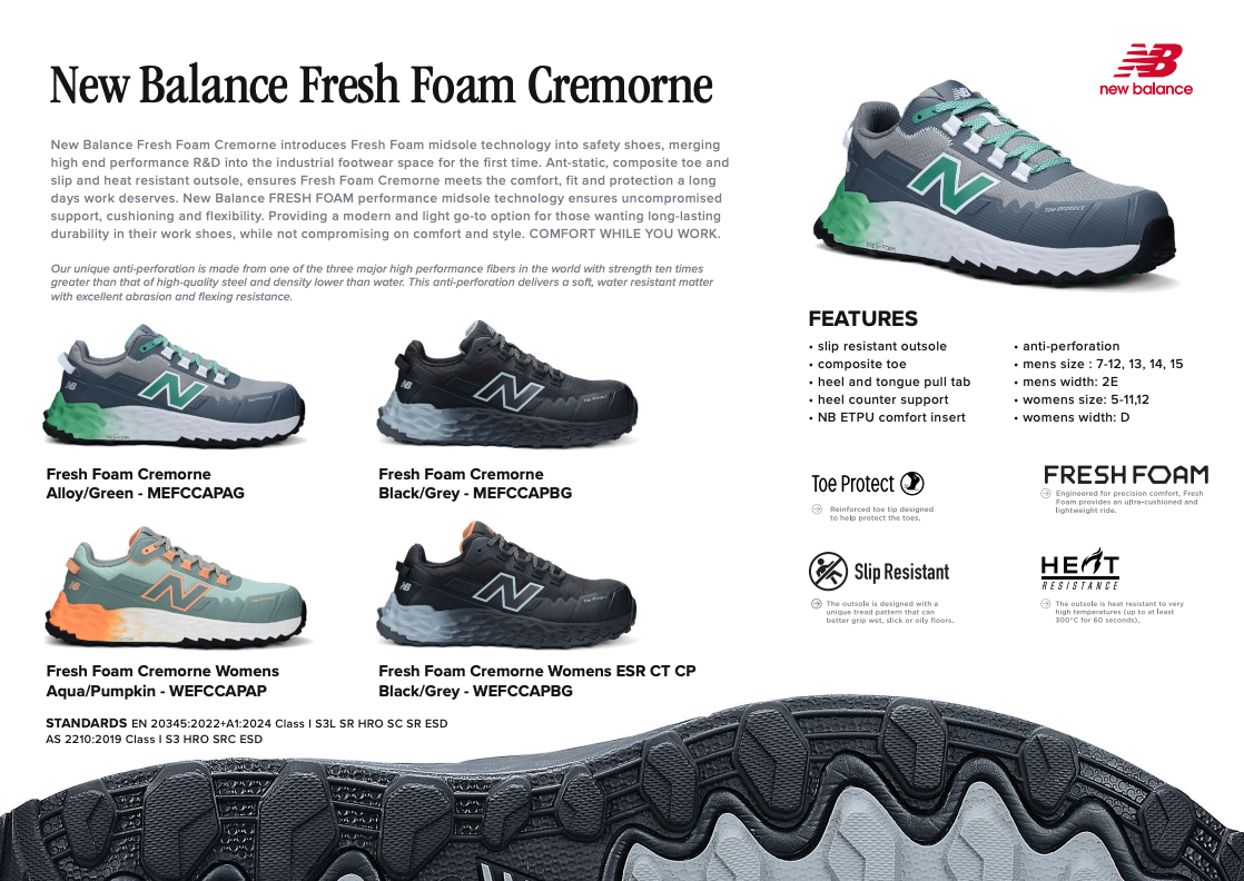 New Balance Fresh Foam Cremorne turvakenkä
